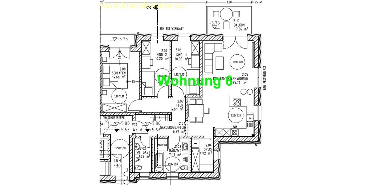 Kap. Anlage oder Eigenbezug- Projektierte-4-ZI-Whg-WFL 99 m² beste Bauqualität-KfW 40-QNG- höchste Förderung möglich! - Etagenwohnung Schwandorf | Angebot:17026059