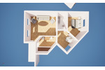 Erdgeschoßwohnung Leipzig Ost - 2 Zimmer, 72 m&sup2;, 109.000&euro; | Angebot:25611804
