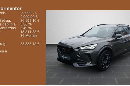 Cupra Formentor 26.664 km 29.999 &euro; Kaiserslautern 67657