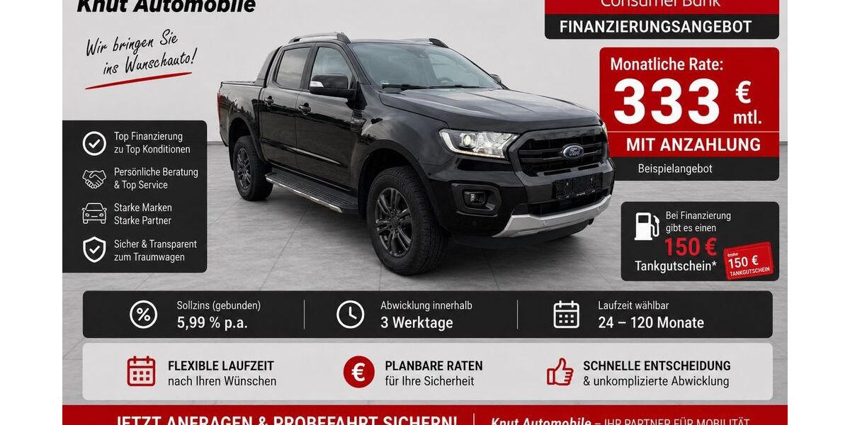 Ford Ranger 107.150 km 32.399 &euro; Lübbecke 32312
