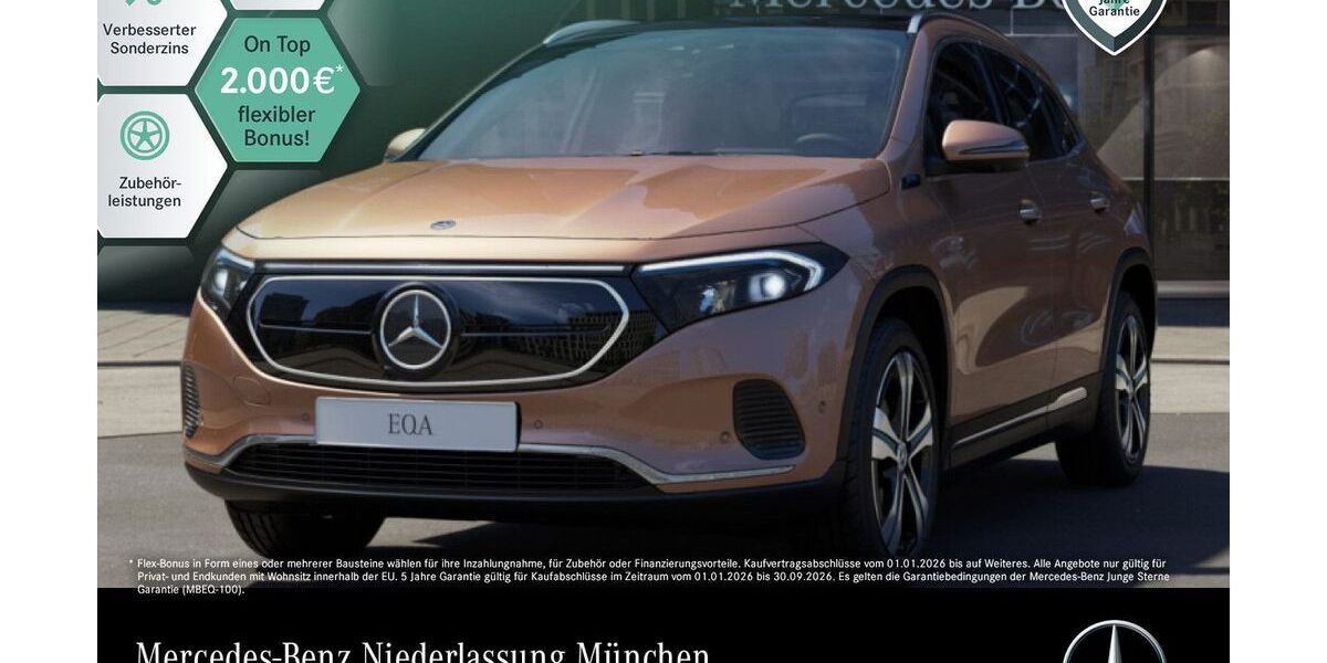 Mercedes-Benz EQA 31.203 km 33.890 &euro; München 80636