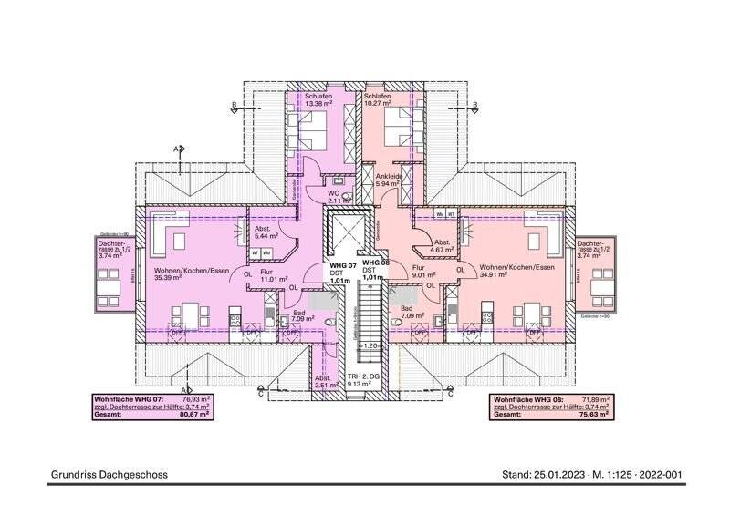 Etagenwohnung Stuhr Brinkum - 2 Zimmer, 73 m&sup2;, 279.000&euro; | Angebot:25743591