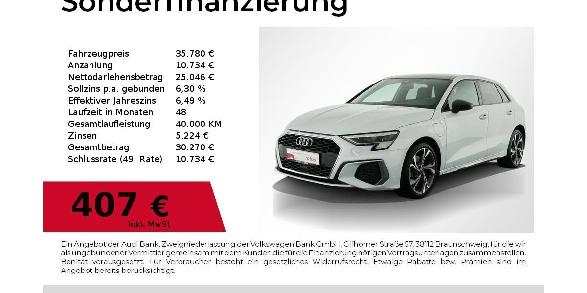 Audi A3 39.890 km 32.680 &euro; Nürnberg 90411