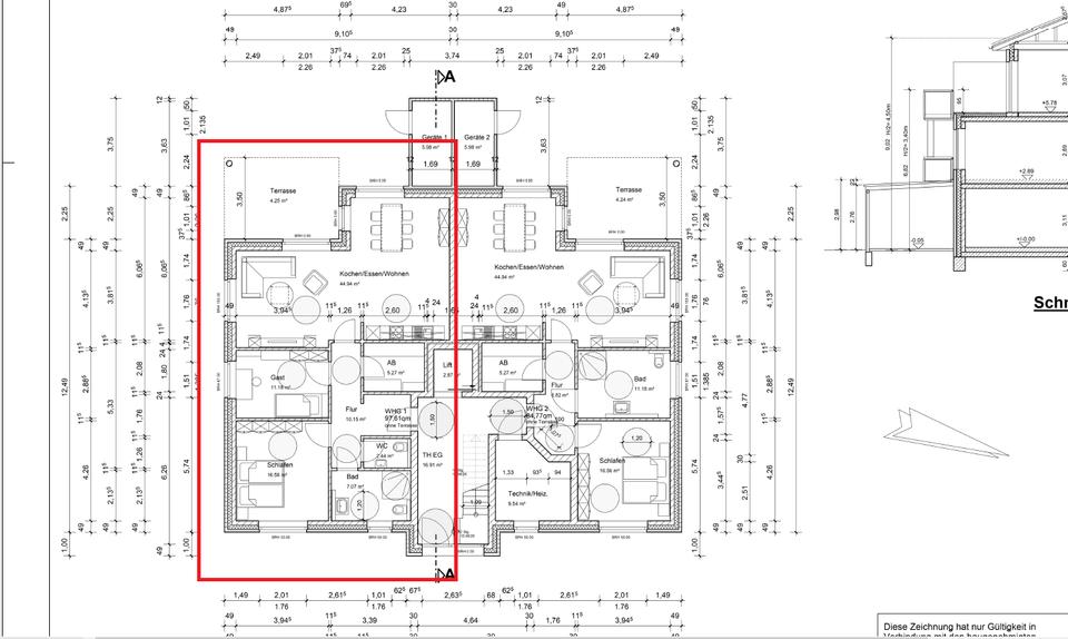 Erdgeschoßwohnung Zetel - 3 Zimmer, 102 m&sup2;, 990&euro; | Angebot:24876287