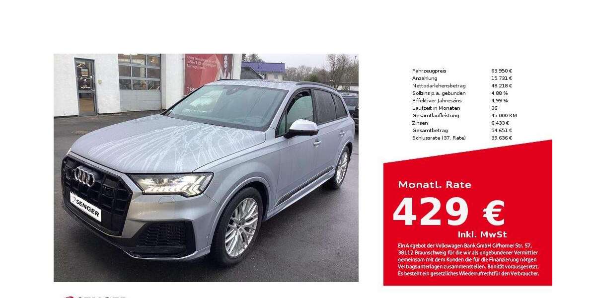 Audi SQ7 96.100 km 63.950 &euro; Lübeck 23556
