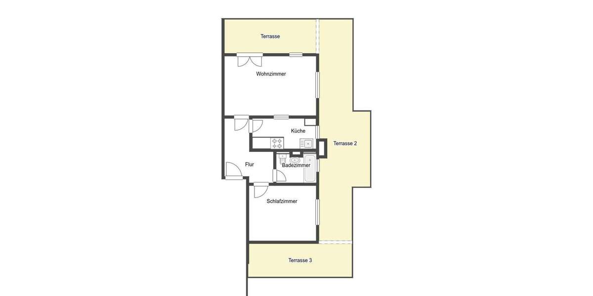Etagenwohnung Bernau bei Berlin Bernau - 2 Zimmer, 52 m&sup2;, 215.000&euro; | Angebot:25410240