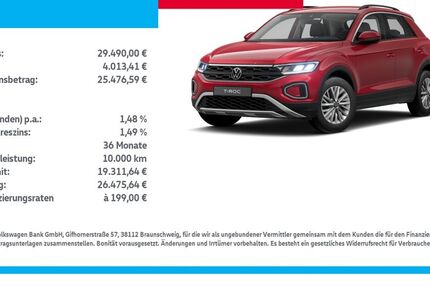 VW T-Roc 9.700 km 29.490 &euro; Rostock 18146
