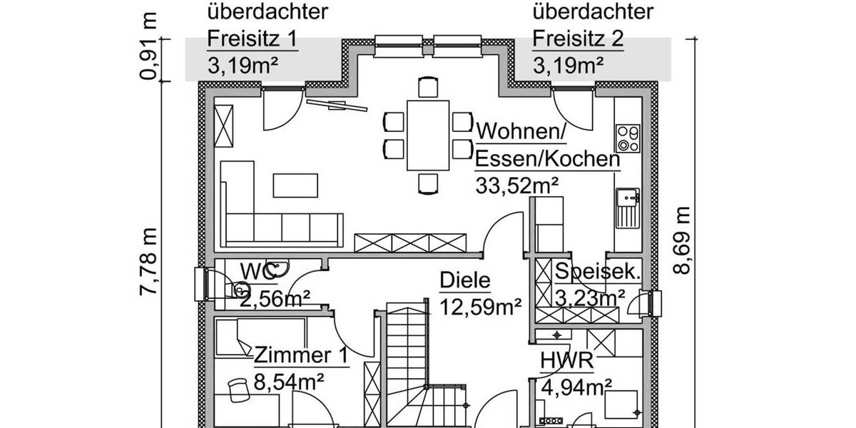 Einfamilienhaus Aschersleben - 5 Zimmer, 129 m&sup2;, 391.050&euro; | Angebot:26308674