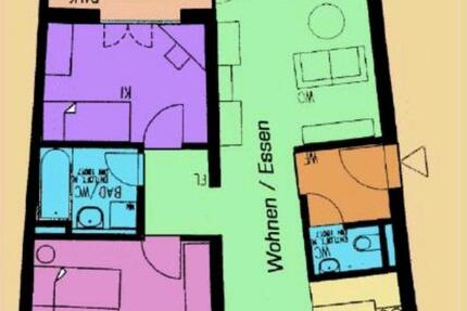Nachmieter für 3 Raum Wohnung mit Balkon Stellplatz 3 zimmer