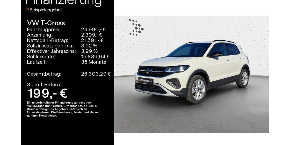 VW T-Cross 2.800 km 23.990 &euro; Lichtenfels 96215