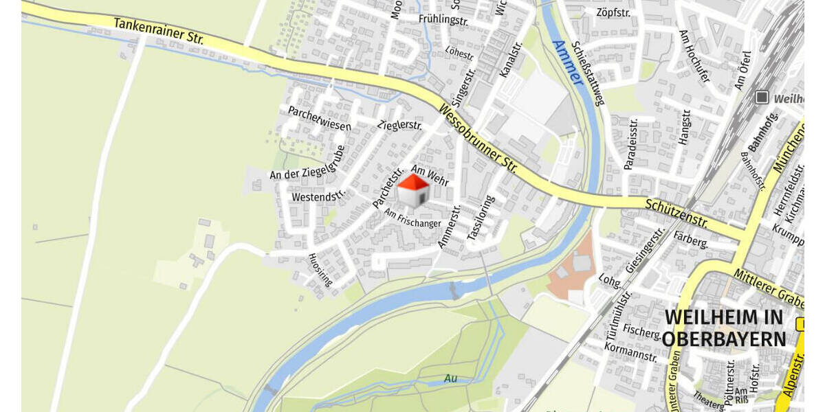 Etagenwohnung Weilheim - 3 Zimmer, 84 m&sup2;, 364.000&euro; | Angebot:25682792