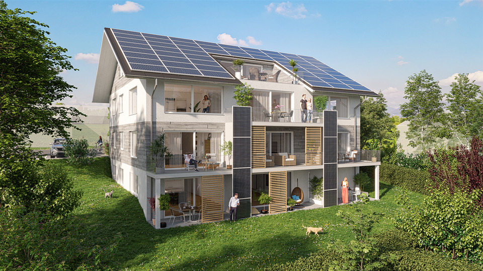 ERSTBEZUG I Natürlich aus Holz: Helle, wohngesunde 1,5-Zimmerwohnung in Singen-Volkertshausen 1 zimmer