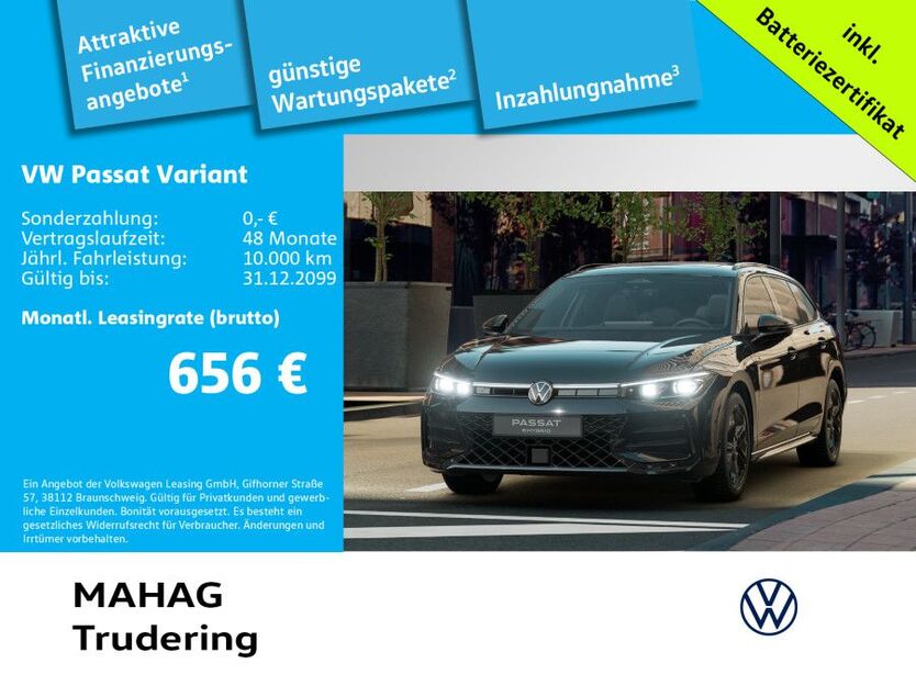 VW Passat Variant 11.000 km 51.480 € München 81825