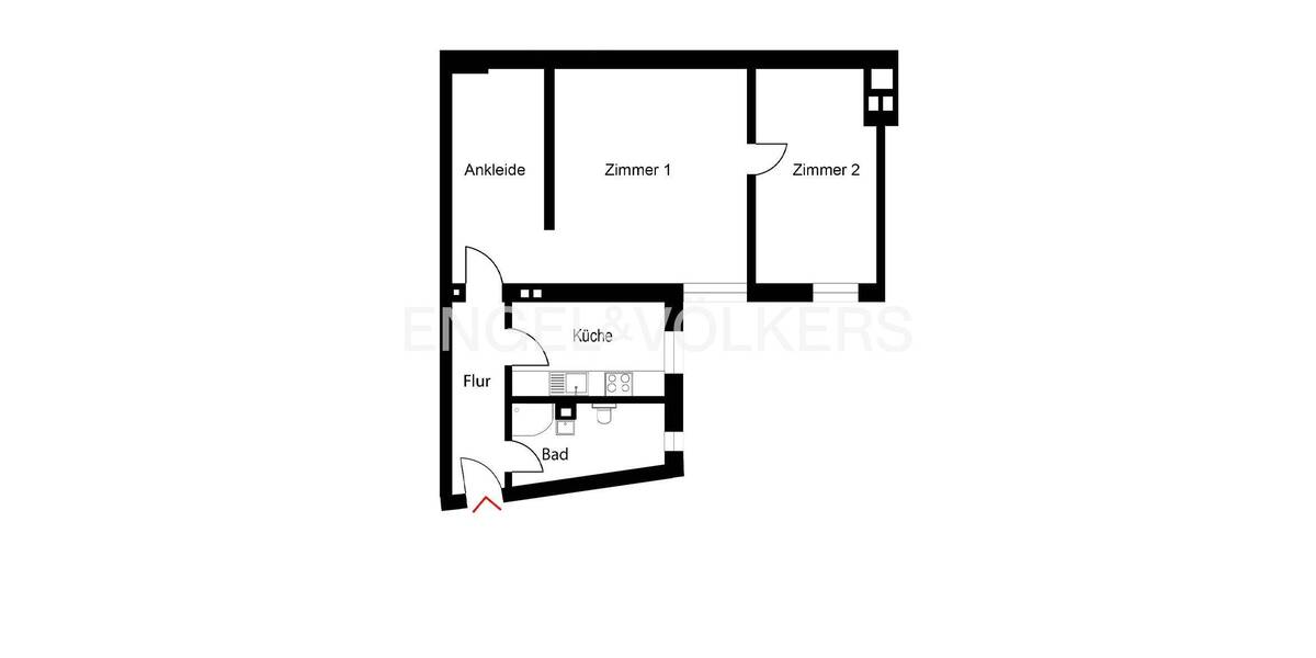 Etagenwohnung Berlin Mitte - 2 Zimmer, 63 m&sup2;, 380.000&euro; | Angebot:26855719