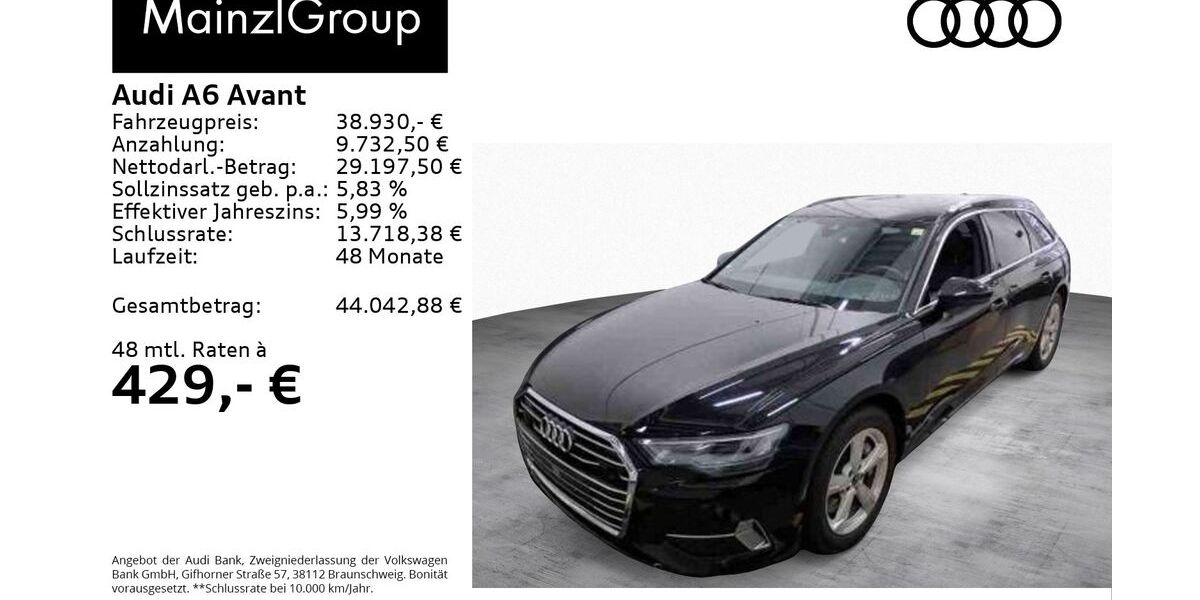 Audi A6 62.000 km 38.930 &euro; Feldkirchen/Westerham 83620