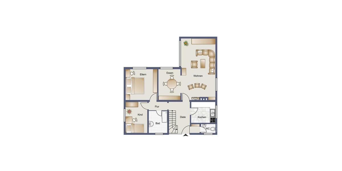 Bungalow Neuenkirchen - 3 Zimmer, 100 m&sup2;, 1.300&euro; | Angebot:26111035