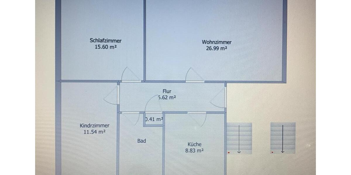 Etagenwohnung Hettstedt - 3 Zimmer, 74 m&sup2;, 79.000&euro; | Angebot:26481686