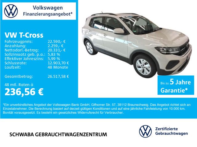 VW T-Cross 4.736 km 22.390 € Gersthofen 86368