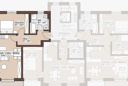 Wohnung zum Kaufen in Wassertrüdingen 286.672 € 63 m² 2 zimmer