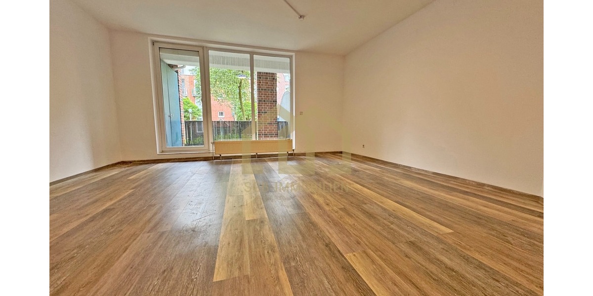 Bremen-Lehesterdeich: Geräumige 1-Zi.-Whg. mit Balkon unweit der Universität - Erdgeschoßwohnung Bremen Blockland | Angebot:26905117