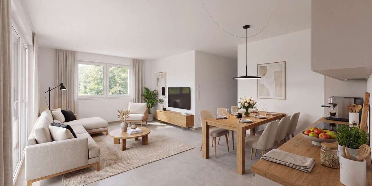 Etagenwohnung Bielefeld Sennestadt - 4 Zimmer, 95 m&sup2;, 1.577&euro; | Angebot:27321363