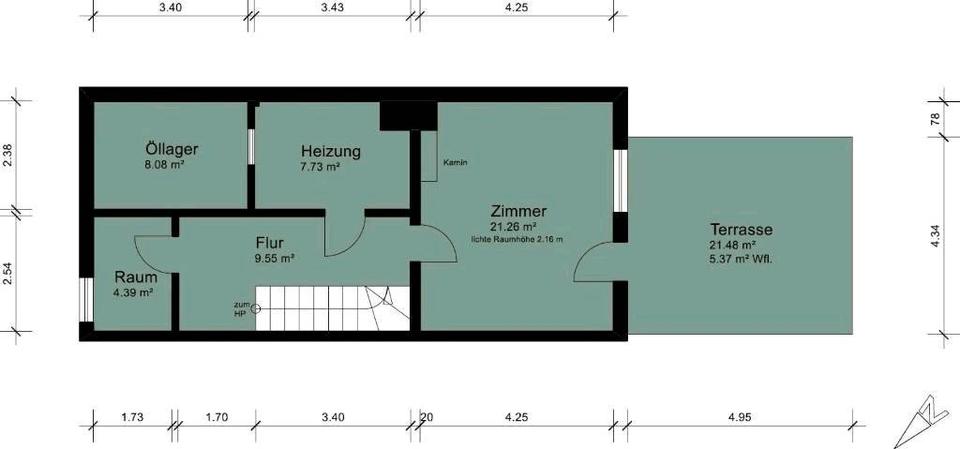 Reihenhaus Stuhr - 5 Zimmer, 150 m&sup2;, 1.300&euro; | Angebot:26030716