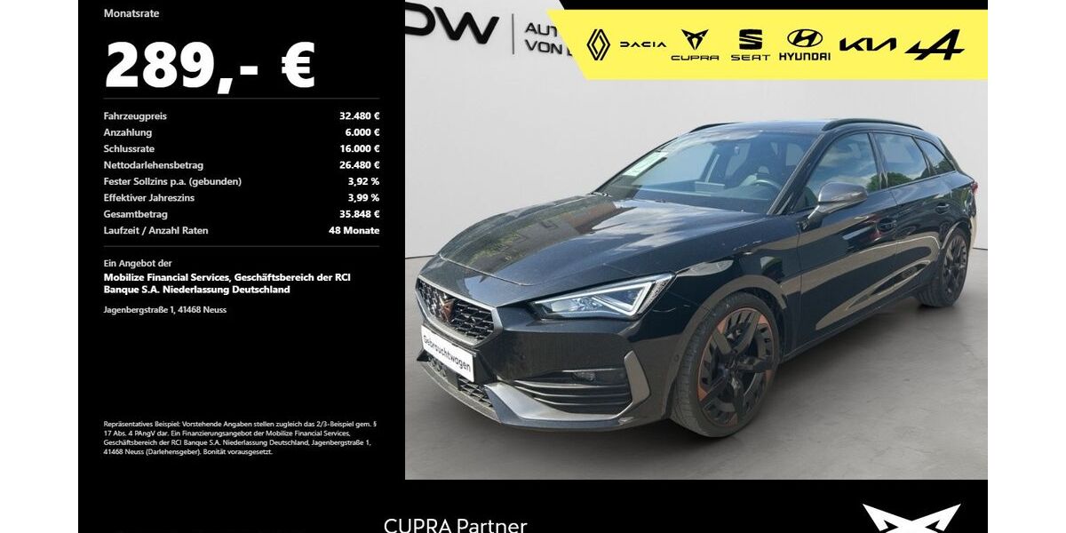 Cupra Leon 17.700 km 31.480 &euro; Mosbach 74821