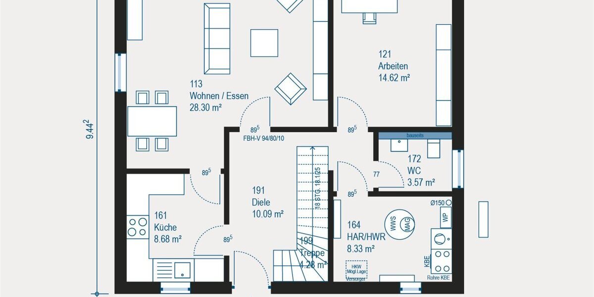 Individuelles Einfamilienhaus mit 5 Zimmern in Rimbach - gestalten Sie Ihr Traumhaus! - Einfamilienhaus Rimbach Rimbach | Angebot:27291098