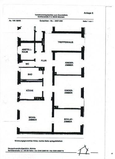 Etagenwohnung Mücheln (Geiseltal) Mücheln - 4 Zimmer, 82 m&sup2;, 435&euro; | Angebot:25671183