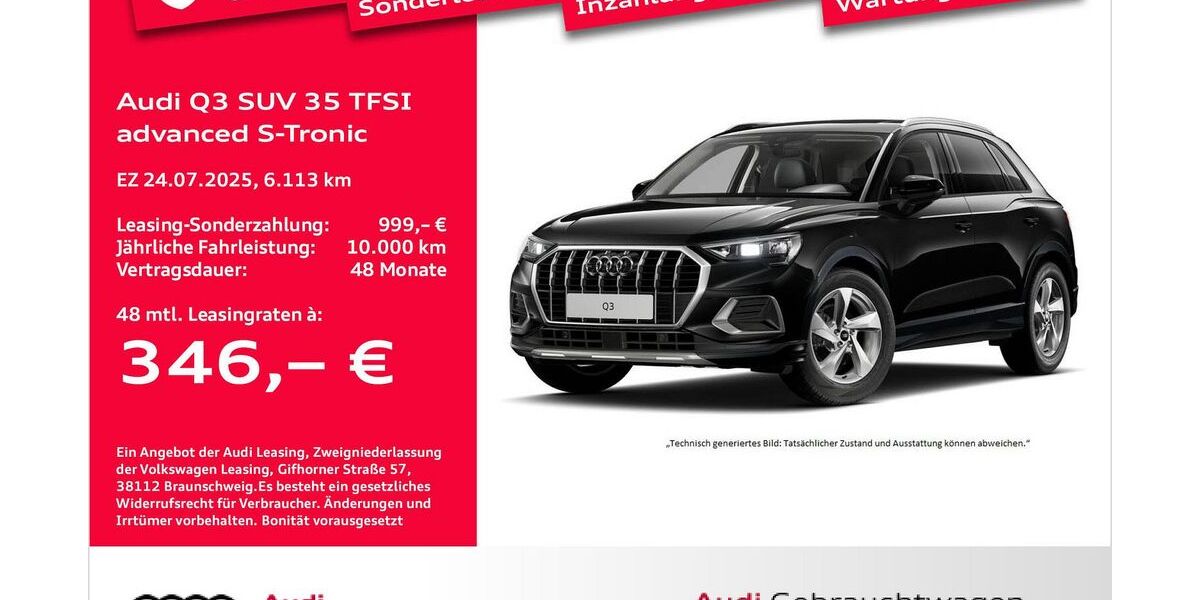 Audi Q3 6.201 km 39.471 &euro; Bremerhaven 27576
