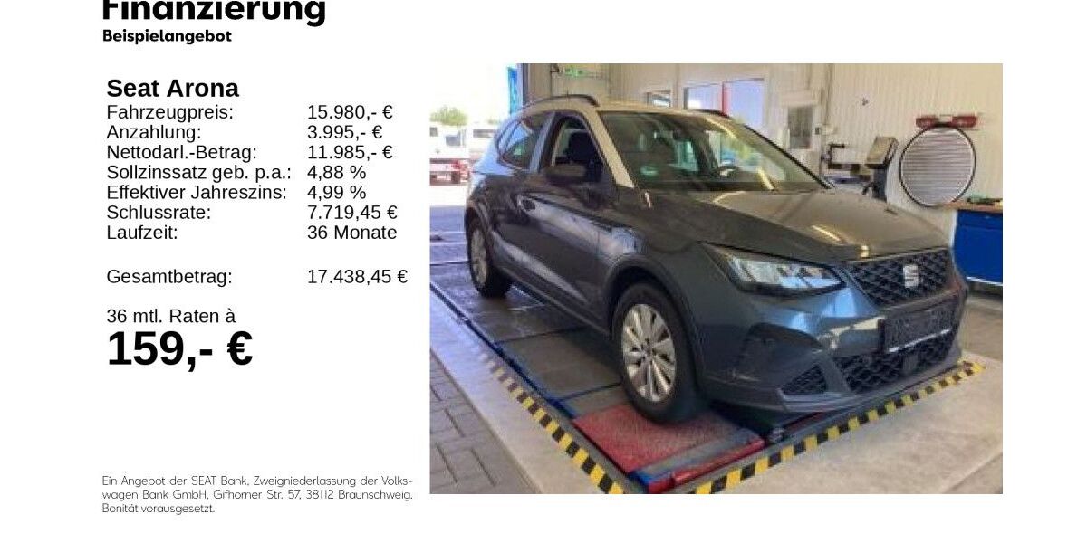 Seat Arona 30.100 km 15.780 &euro; Gifhorn 38518