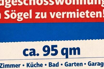 Wohnung Sögel - 3 Zimmer, 95 m&sup2;, 950&euro; | Angebot:26226967