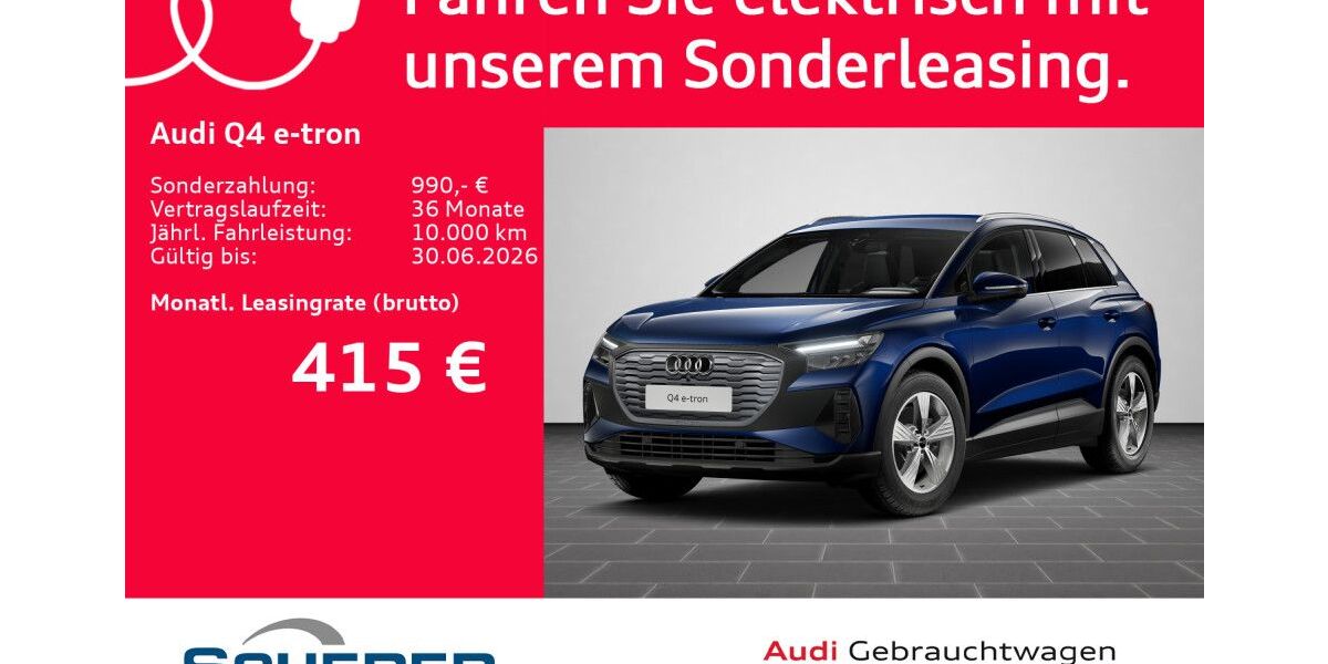 Audi Q4 e-tron 8.076 km 39.490 &euro; Simmern 55469
