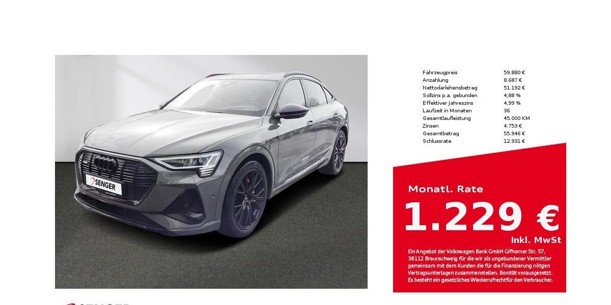 Audi e-tron 65.016 km 59.880 &euro; Lingen 49809