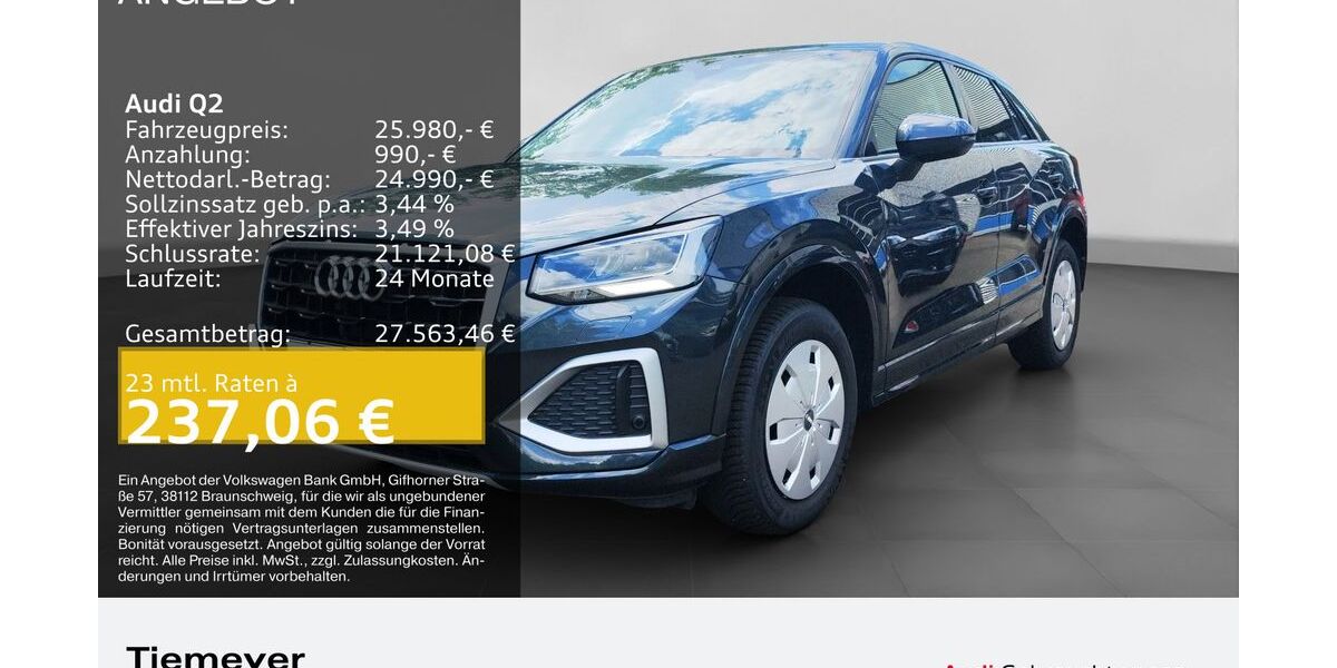 Audi Q2 10.289 km 25.980 &euro; Remscheid 42897