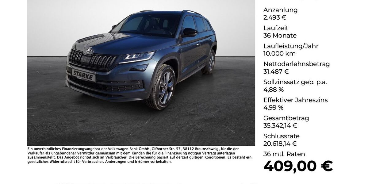 Skoda Kodiaq 73.619 km 32.980 &euro; Georgsmarienhütte 49124
