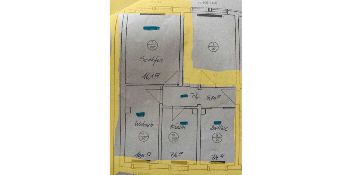 Erdgeschoßwohnung Vogtei - 1 Zimmer, 48 m&sup2;, 290&euro; | Angebot:24561544