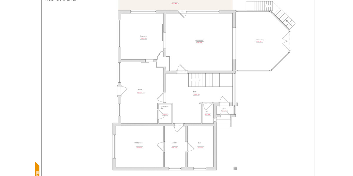 Geräumiges 13 Zimmer-Einfamilienhaus mit luxuriöser Innenausstatt 13 zimmer