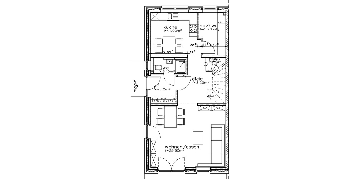 Doppelhaushälfte Lübeck Moisling - 4 Zimmer, 119 m&sup2;, 475.000&euro; | Angebot:26435839