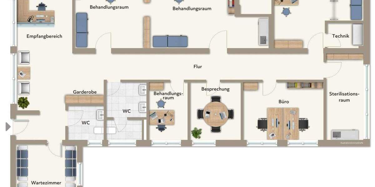 Neue Praxisräume gesucht?...freie 202 m² große Praxis in Ärztehaus in ER-Büchenbach 9 zimmer