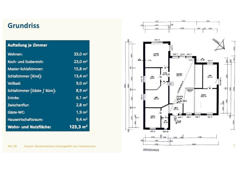 Einfamilienhaus Grömitz - 4 Zimmer, 123 m&sup2;, 699.000&euro; | Angebot:26765231