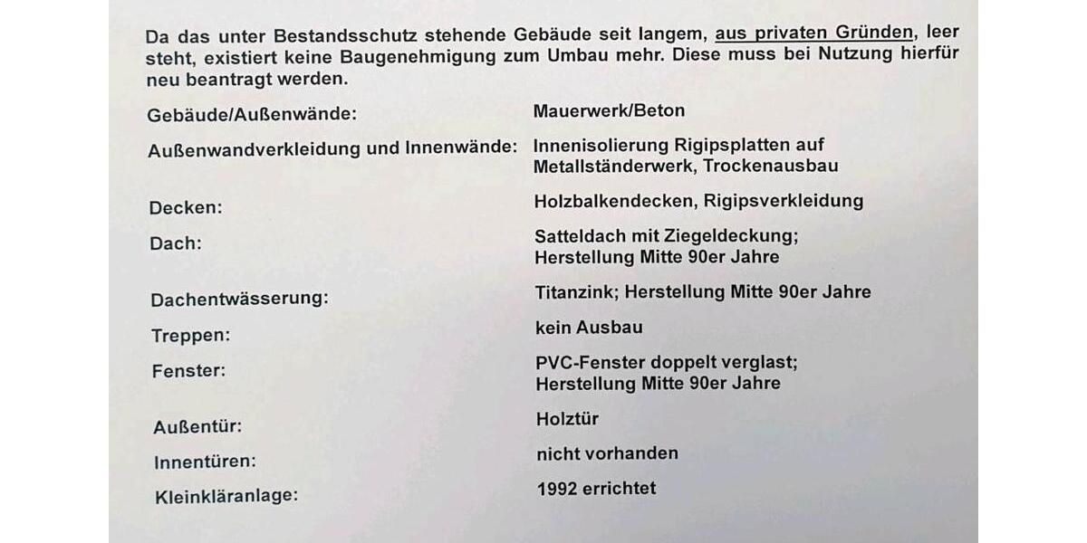 Einfamilienhaus Plattenburg - 28.000&euro; | Angebot:27270676