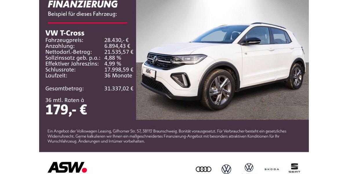 VW T-Cross 27.000 km 28.430 &euro; Weinsberg 74189