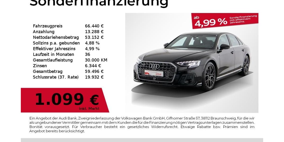 Audi A8 39.600 km 64.440 &euro; Nürnberg 90441