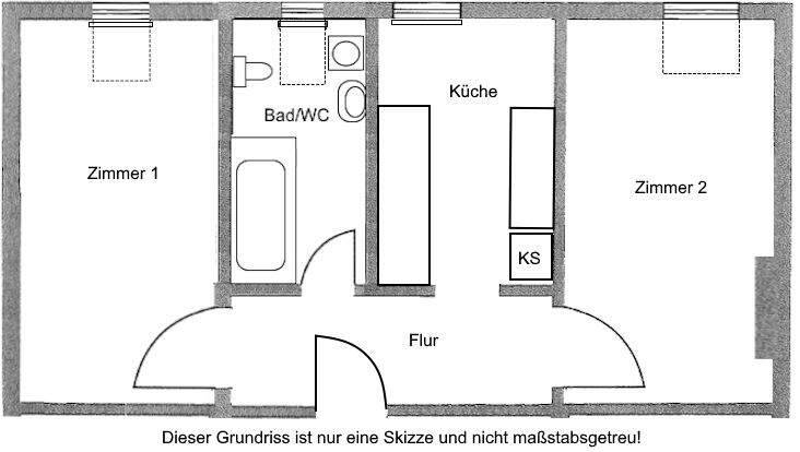 Gepflegte 2-Zimmer-Dachgeschoss-Wohnung in München unweit des Gärtnerplatzes 2 zimmer