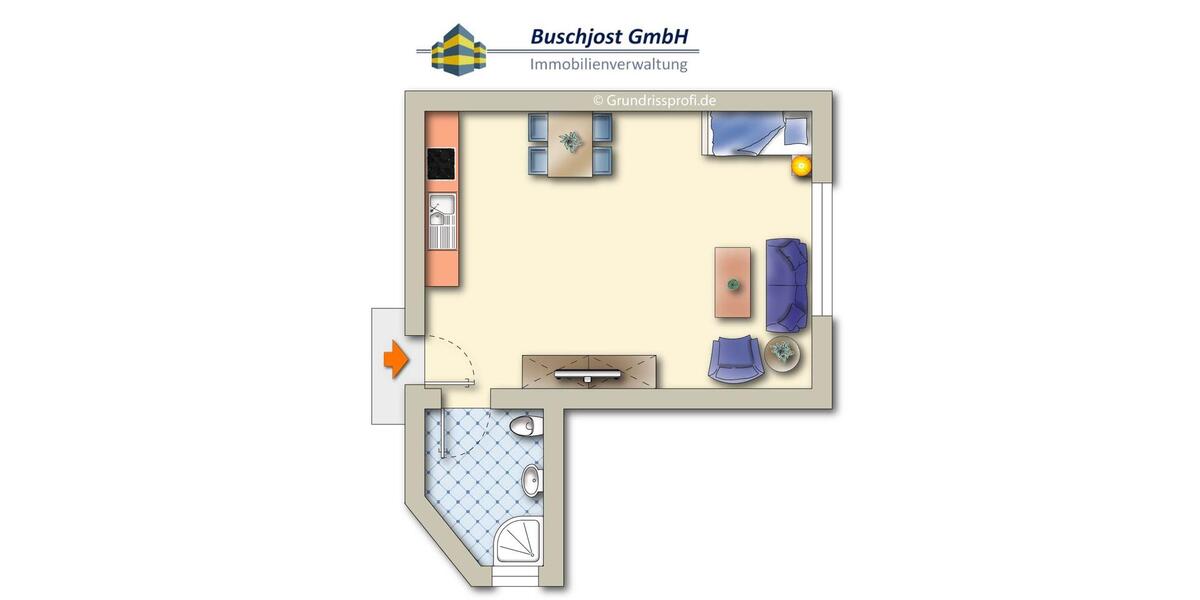 Etagenwohnung Bispingen - 1 Zimmer, 40 m&sup2;, 449&euro; | Angebot:26424700