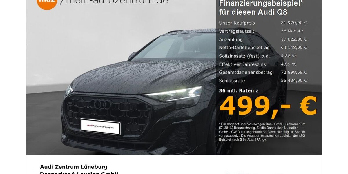 Audi Q8 46.837 km 79.990 &euro; Lüneburg 21337