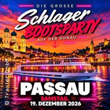 Schlager Bootparty @ Passau 19.12.2026 Anlegestelle Wurm & Noe Passau