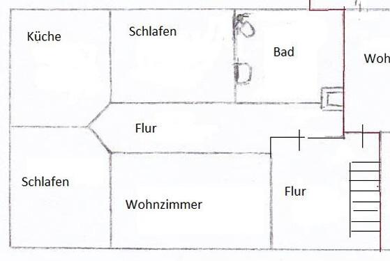 Etagenwohnung Bad Fallingbostel - 3 Zimmer, 60 m&sup2;, 480&euro; | Angebot:25430105