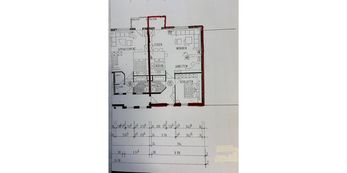 Etagenwohnung Zwickau - 2 Zimmer, 69 m&sup2;, 74.000&euro; | Angebot:25100732